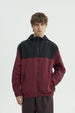Chaqueta Hombre Oversize Burdeo