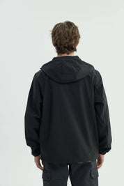 Chaqueta Hombre Oversize Negro