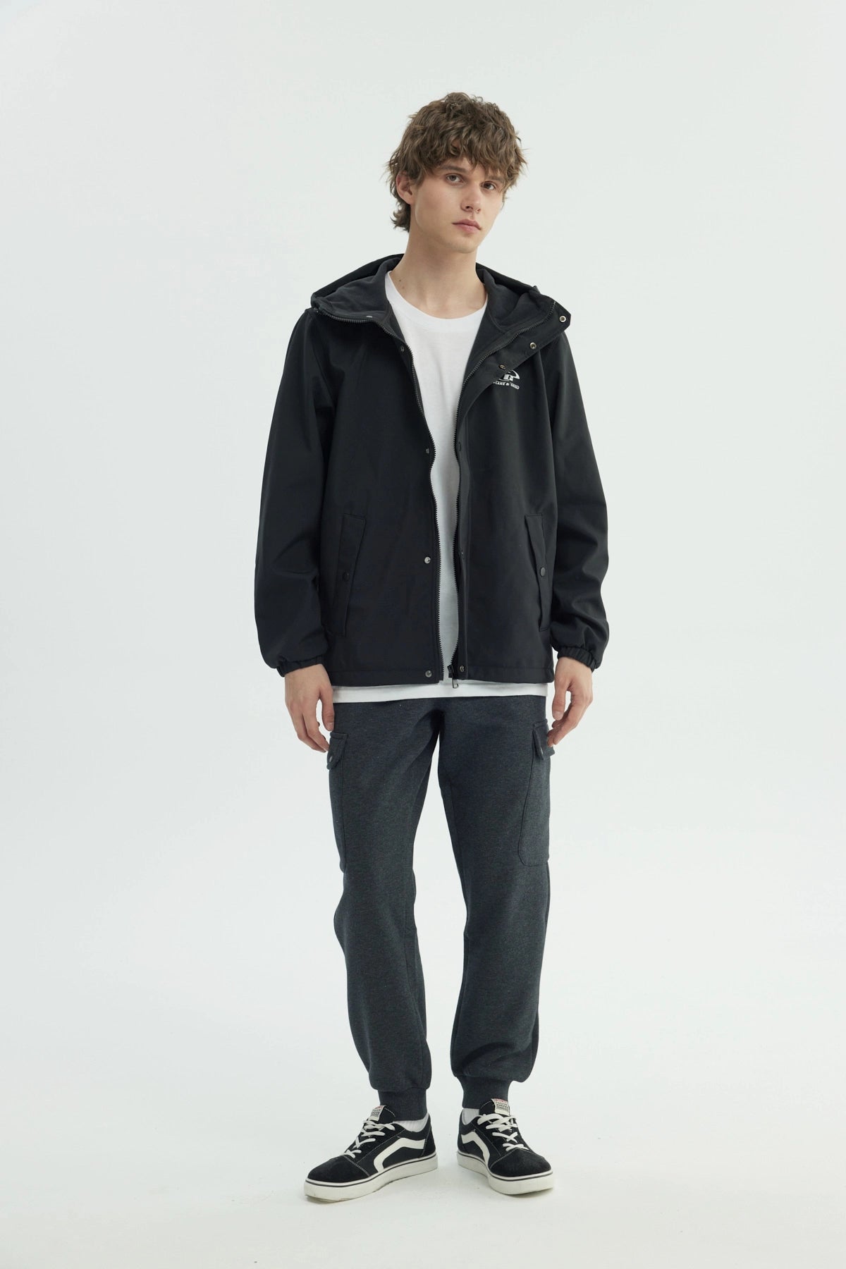 Chaqueta Hombre Oversize Negro