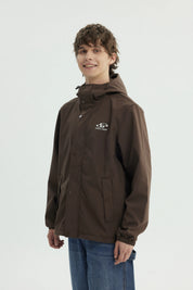 Chaqueta Hombre Oversize Café