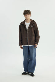 Chaqueta Hombre Oversize Café