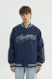 Chaqueta Hombre Oversize Azul Marino