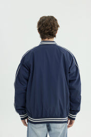 Chaqueta Hombre Oversize Azul Marino