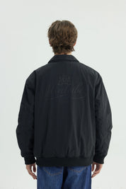 Chaqueta Hombre Cuello Camisero Negro