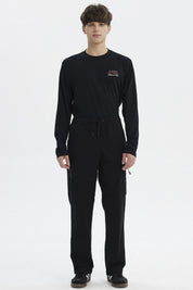 Pantalón Hombre Calce Recto Negro