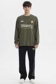 Polera Hombre Slim Verde Militar
