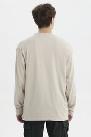 Polera Hombre Slim Beige Oscuro