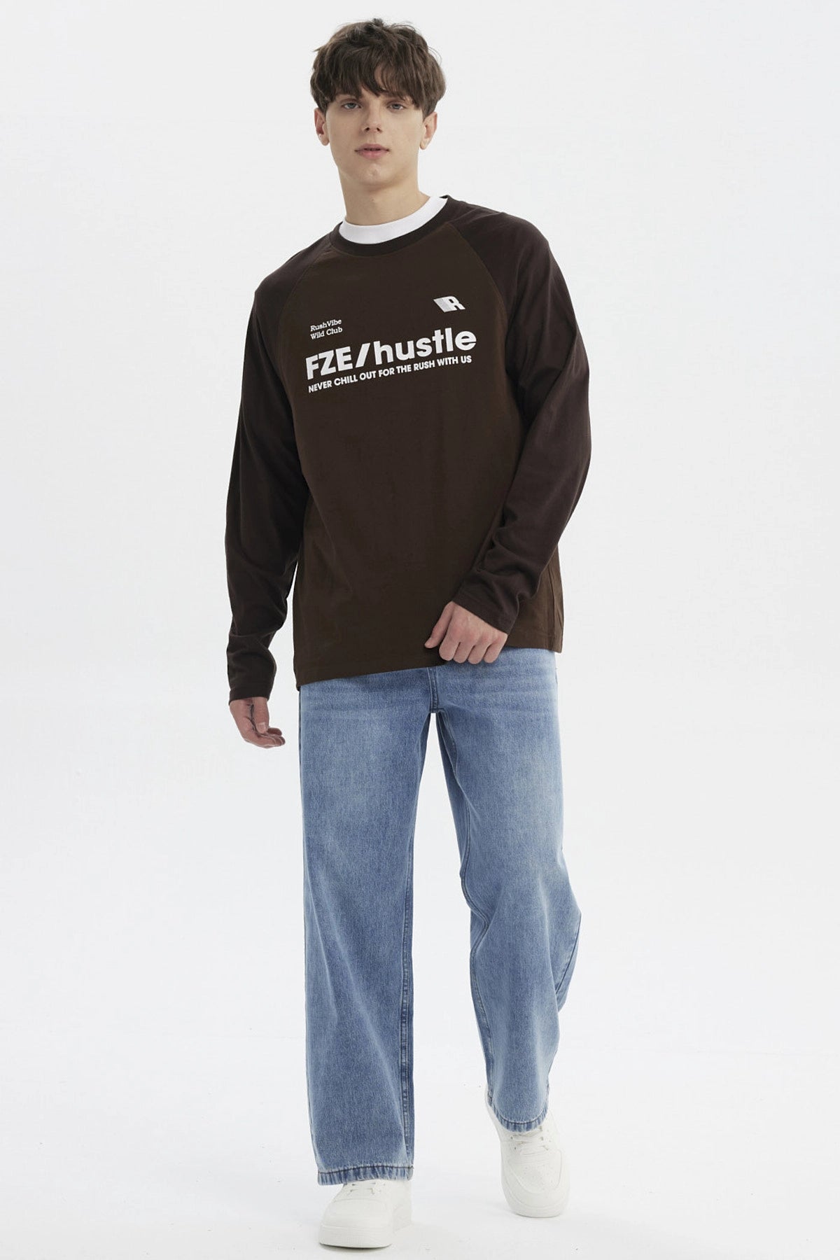 Polera Hombre Slim Chocolate