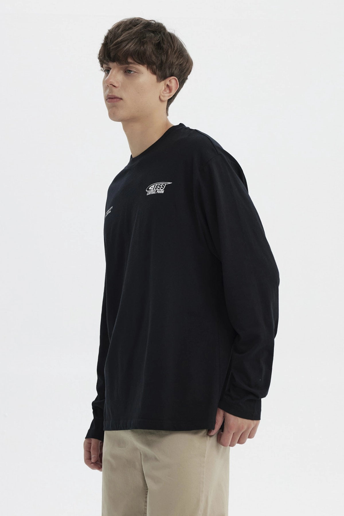 Polera Hombre Slim Negro