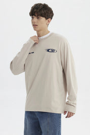 Polera Hombre Slim Beige Oscuro