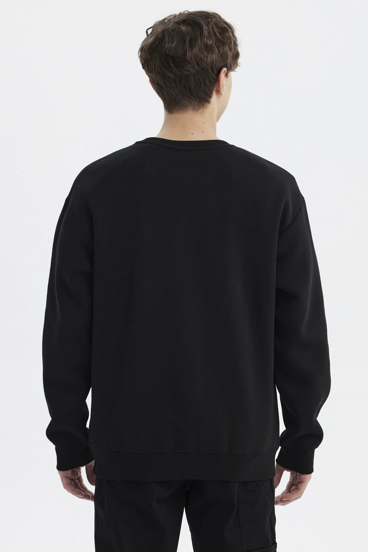 Polerón Hombre Slim Negro