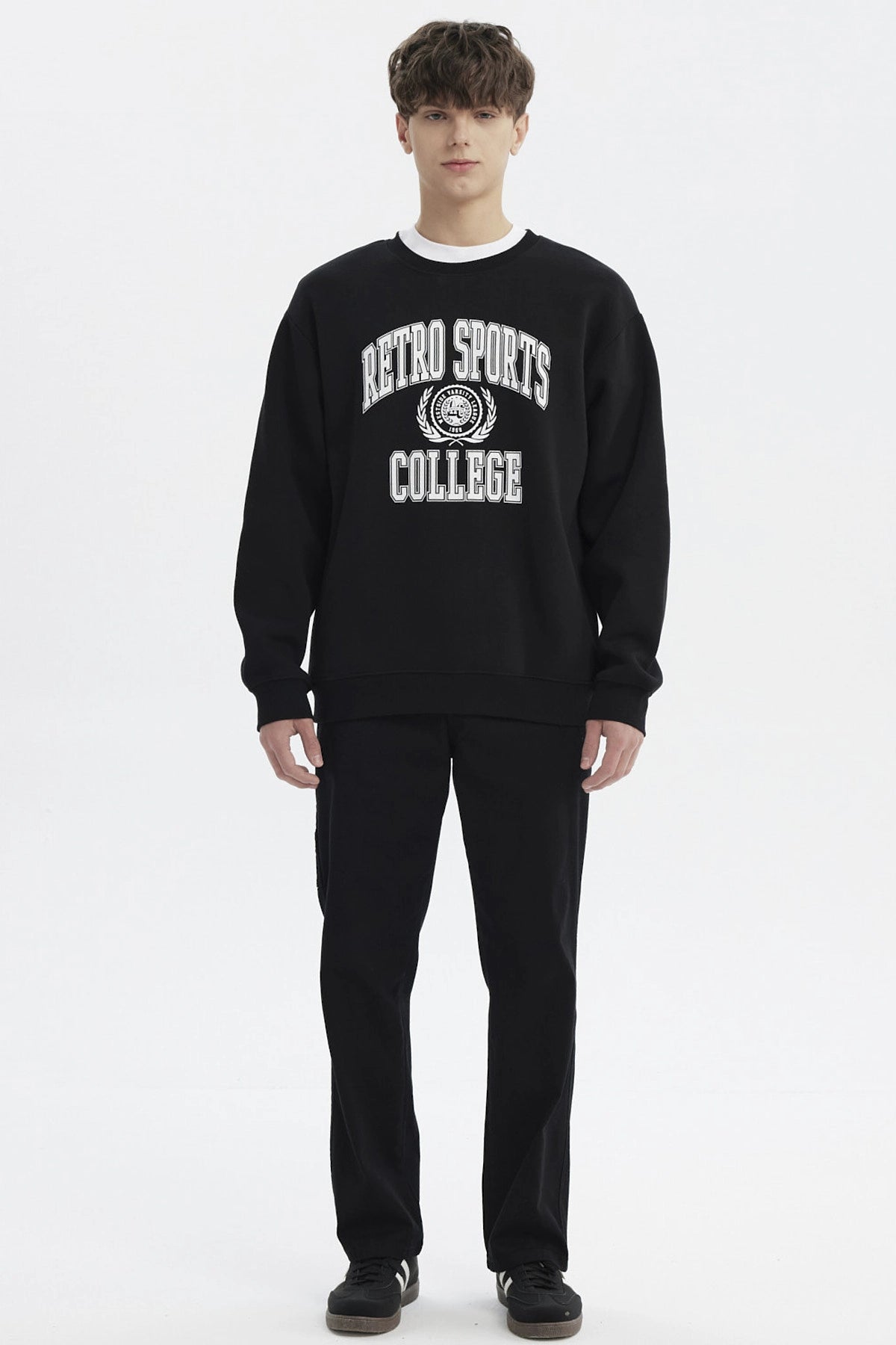 Polerón Hombre Slim Negro