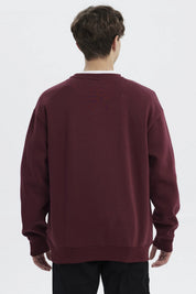 Polerón Hombre Slim Burdeo