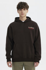 Polerón Hombre Slim Con Gorro Chocolate