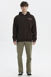 Polerón Hombre Slim Con Gorro Chocolate