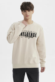 Polerón Hombre Slim Beige Oscuro