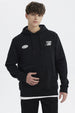 Polerón Hombre Slim Con Gorro Negro