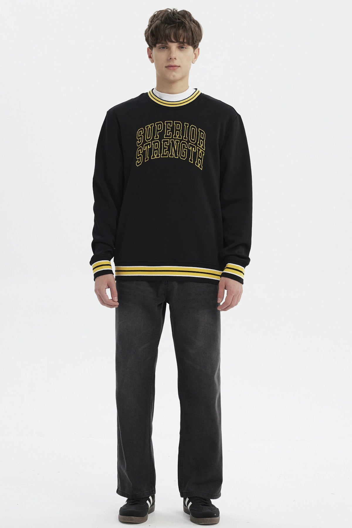 Polerón Hombre Slim Negro