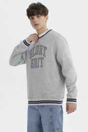 Polerón Hombre Slim Gris Melange