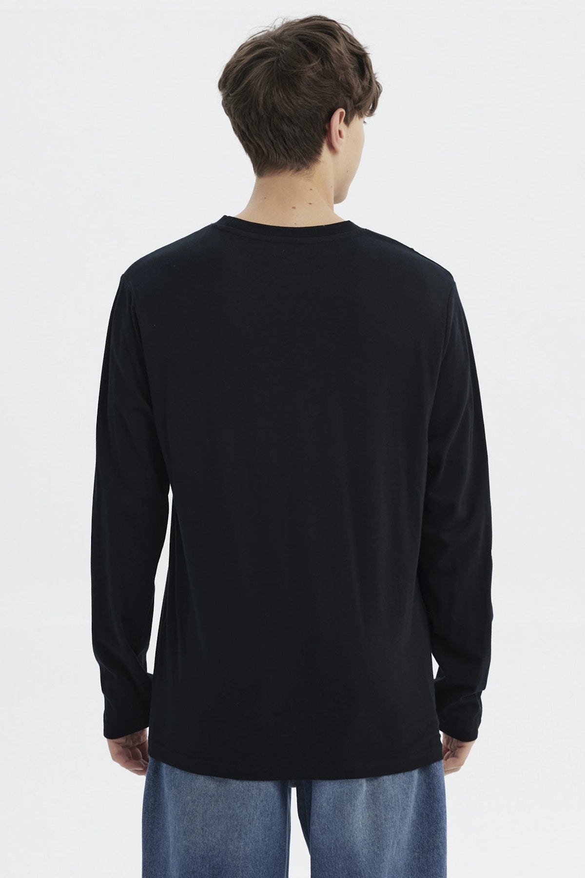 Polera Hombre Slim Negro