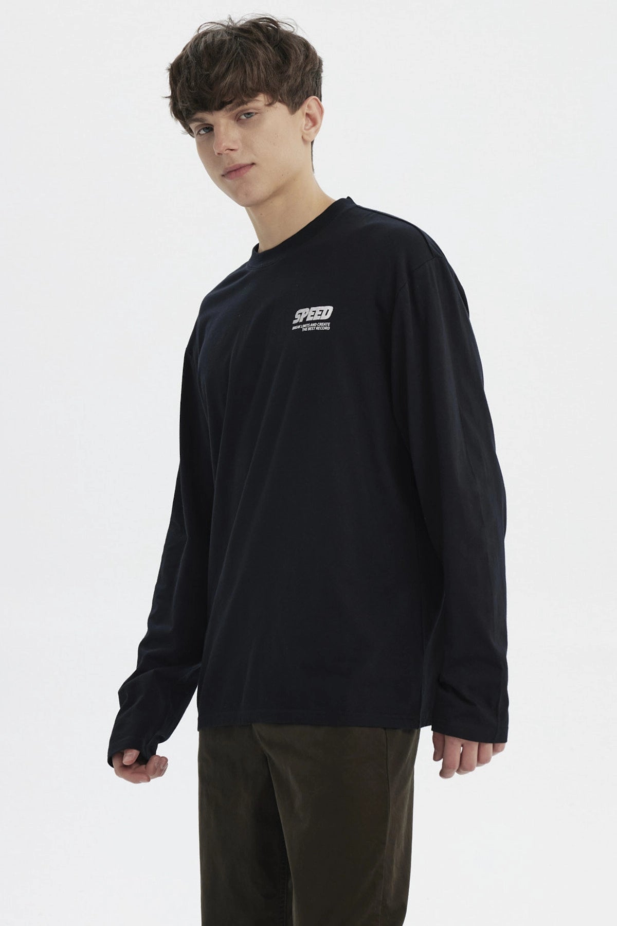Polera Hombre Slim Negro