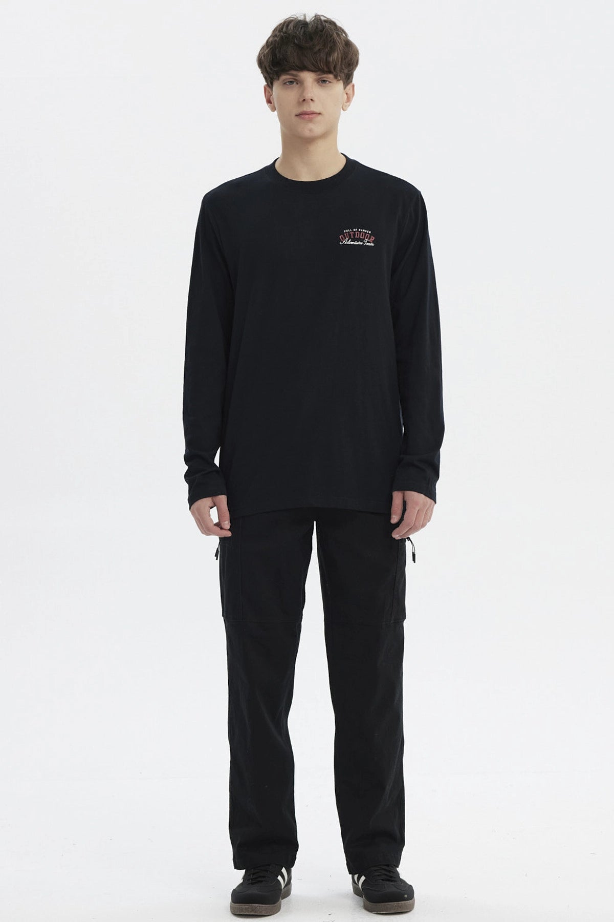 Polera Hombre Slim Negro