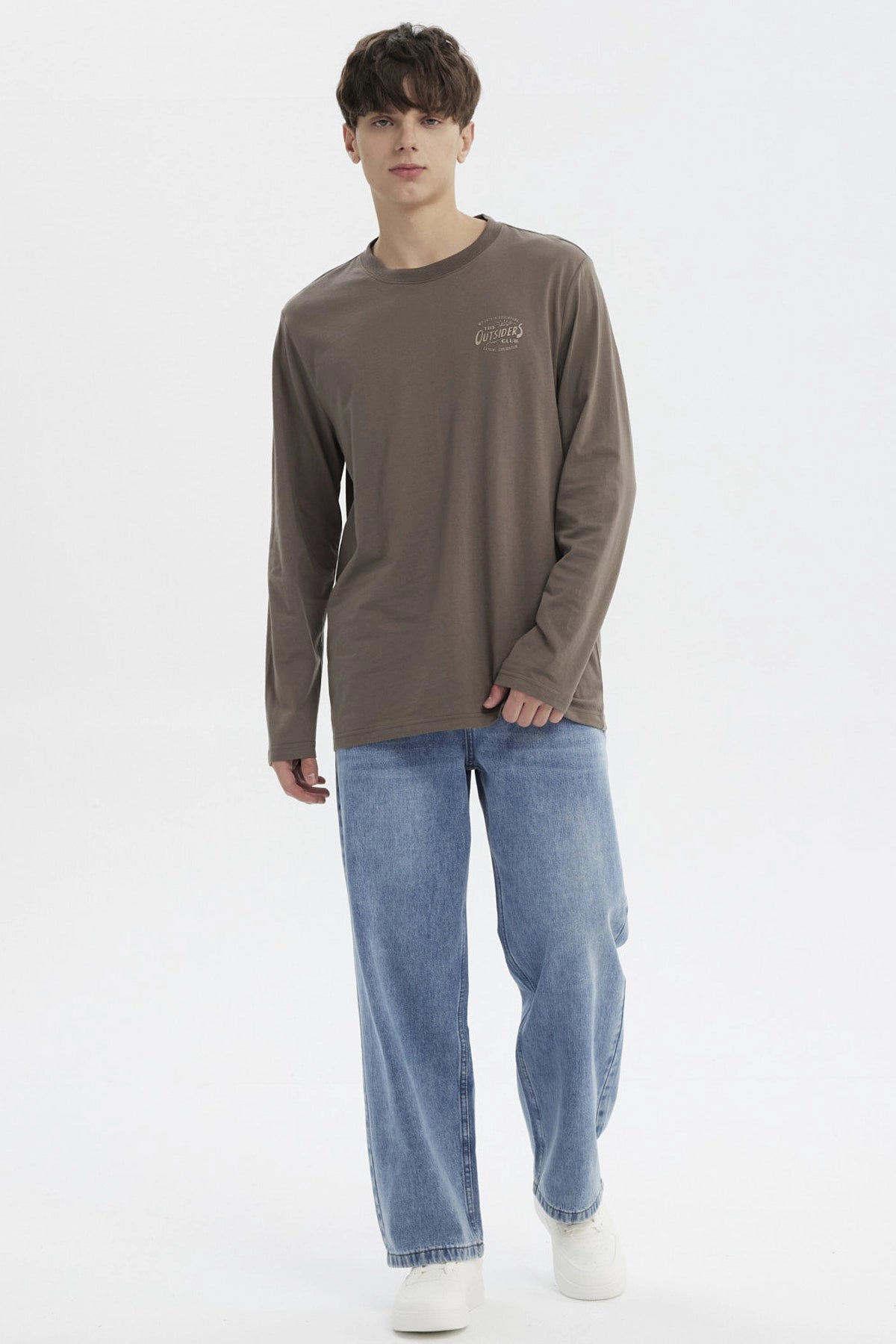 Polera Hombre Slim Marron
