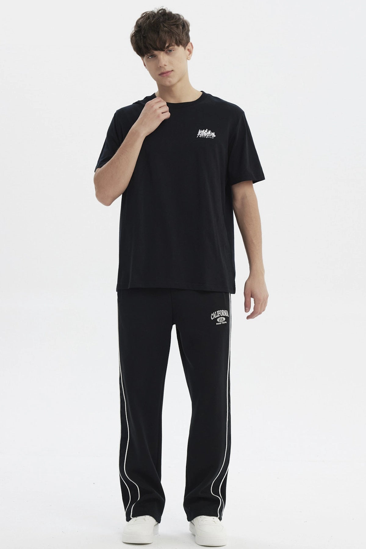 Polera Hombre Slim Negro