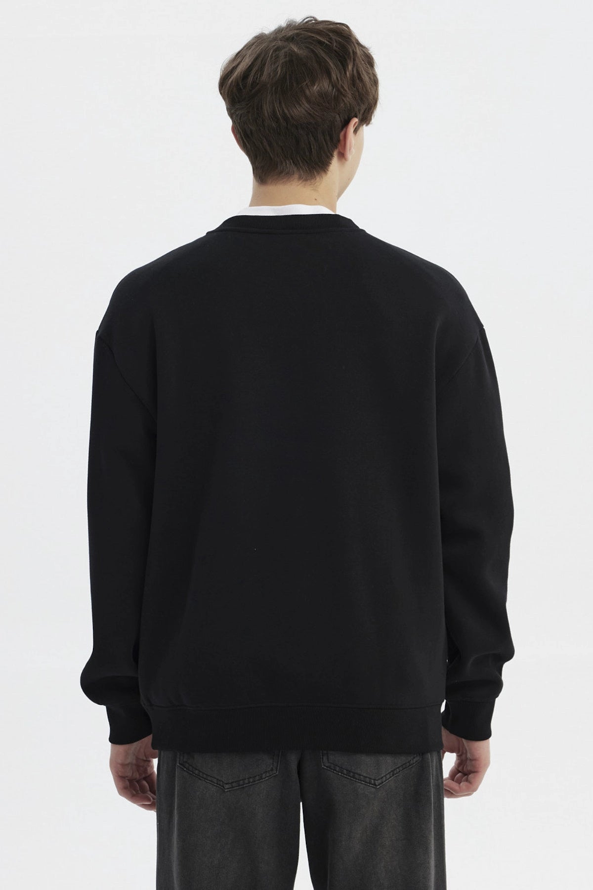 Polerón Hombre Slim Negro