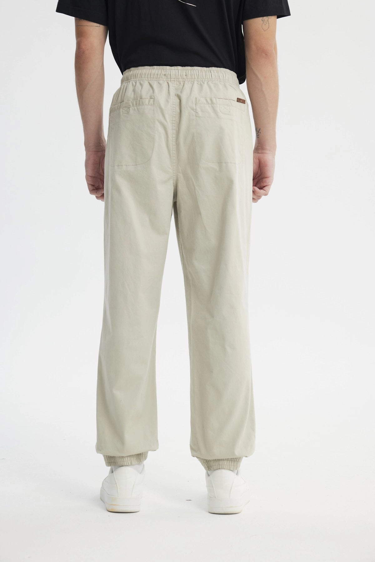Pantalón Pitillo Hombre Beige Oscuro