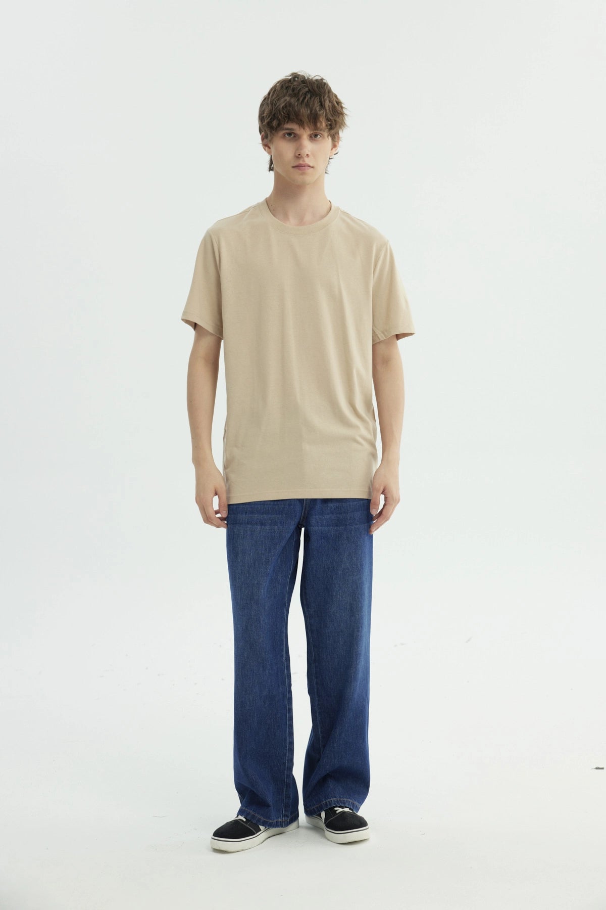 Polera Hombre Regular Kaki