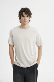Polera Hombre Regular Beige Oscuro