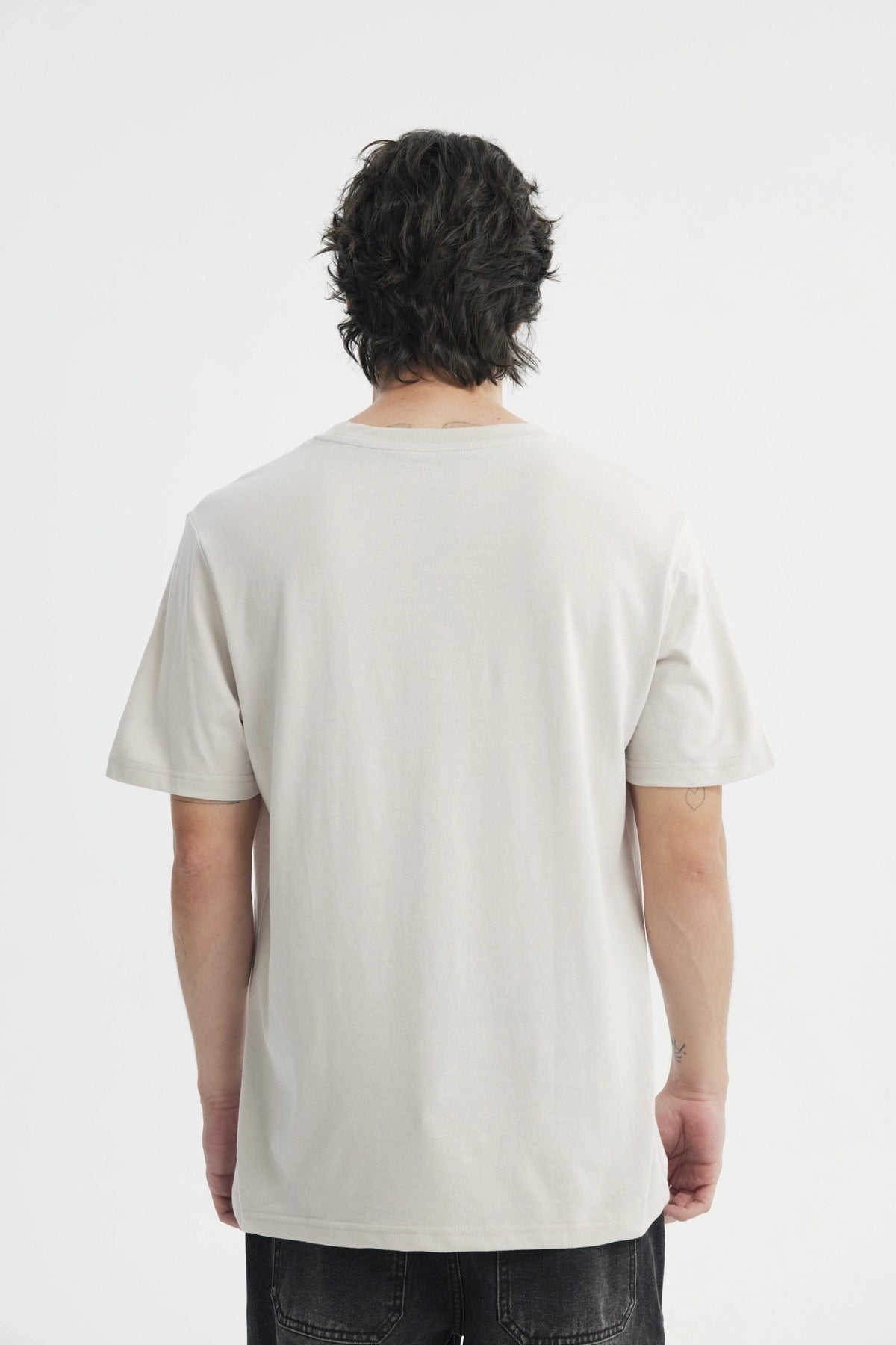 Polera Hombre Regular Beige Oscuro