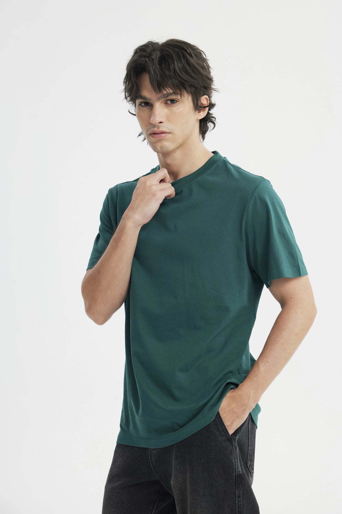 Polera Hombre Regular Verde
