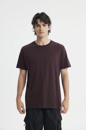 Polera Regular Hombre Burdeo
