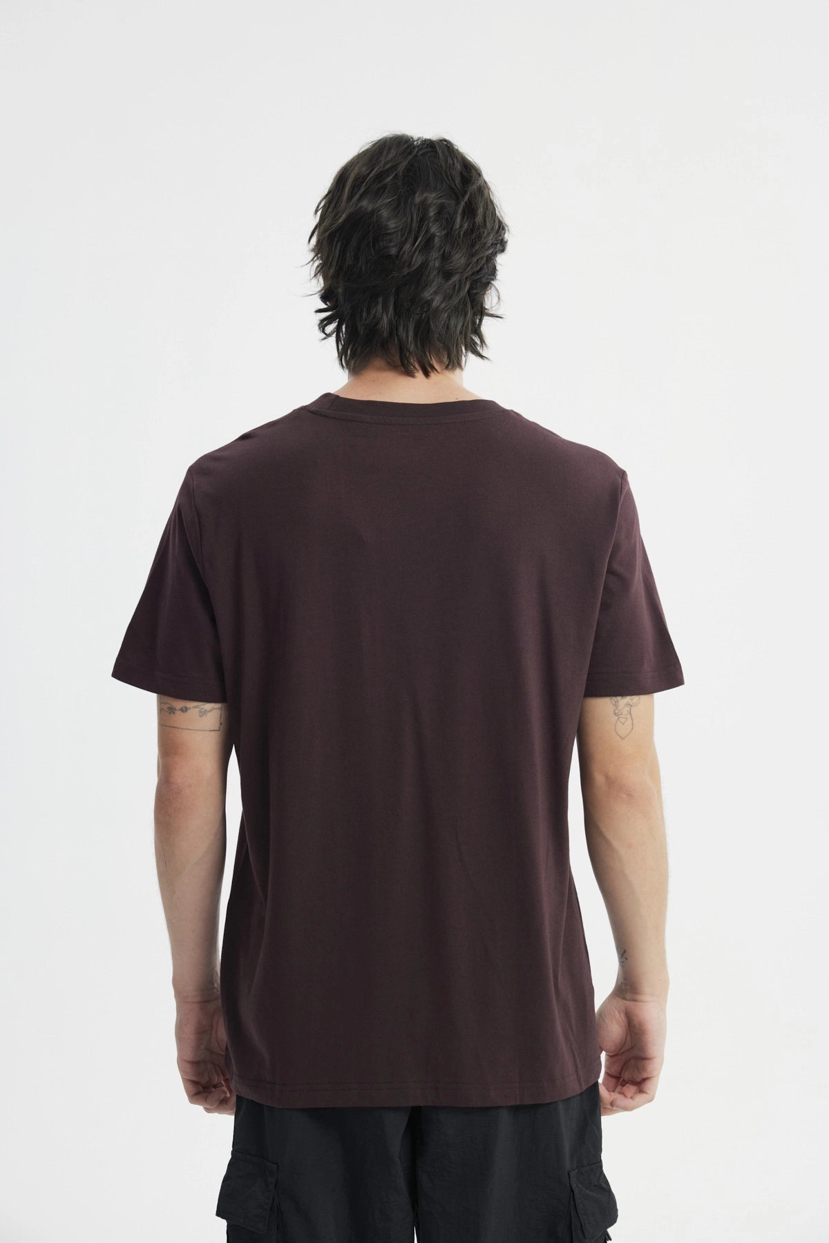 Polera Regular Hombre Burdeo