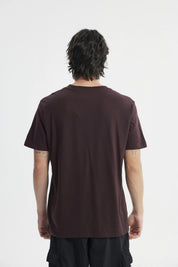 Polera Regular Hombre Burdeo