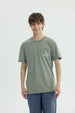 Polera Hombre Regular Verde Piedra
