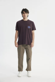 Polera Regular Hombre Burdeo