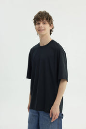 Polera Hombre Oversize Negro