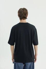Polera Hombre Oversize Negro