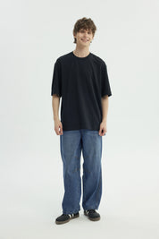 Polera Hombre Oversize Negro