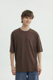Polera Hombre Oversize Chocolate
