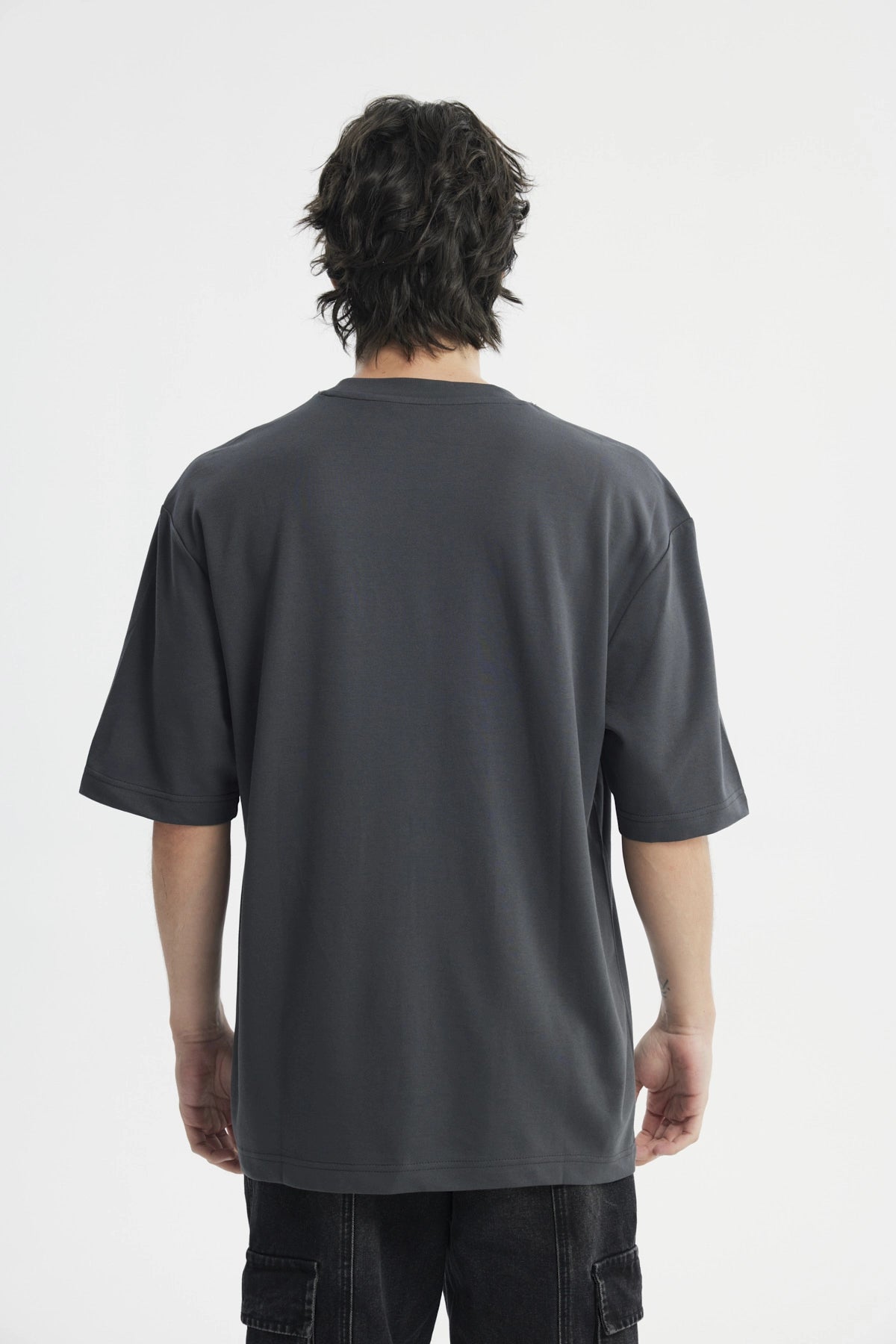 Polera Hombre Oversize Marengo