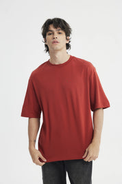 Polera Hombre Oversize Ocre