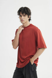 Polera Hombre Oversize Ocre