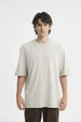 Polera Hombre Oversize Beige Oscuro