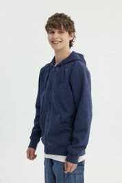 Polerón Hombre Regular Azul Marino
