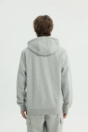 Polerón Hombre Regular Gris Melange