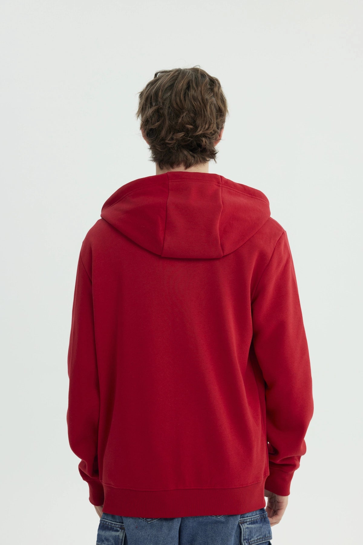 Polerón Hombre Regular Rojo